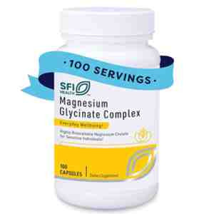 SFI Health Magnesium Glycinate Complex 100 Capsules