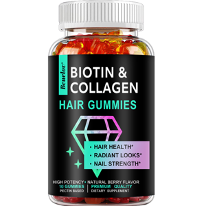 Bcuelov Biotin Collagen Gummies