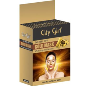 City Girl Gold Mask