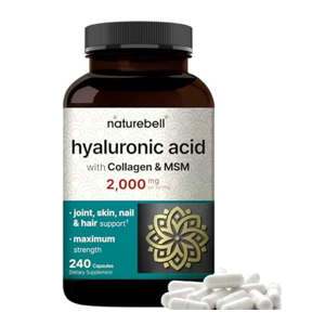 Naturebell Hyaluronic Acid With Collagen 2000mg Capsules