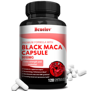 Bcuelov Black Maca Capsules 8050 Mg