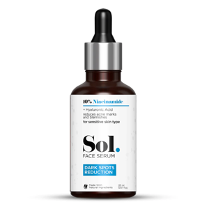 Sol. 10% Niacinamide Dark Spots Reduction Face Serum