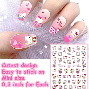 3D Sanrio Cartoon Nail Stickers