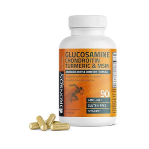 Bronson Glucosamine Chondroitin Turmeric & Msm Capsules