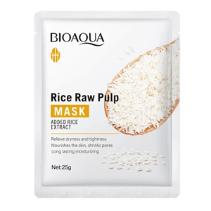 Bioaqua Rice Raw Pulp Sheet Masks