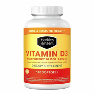 Berkley Jensen Vitamin D3 2000 Iu Capsules