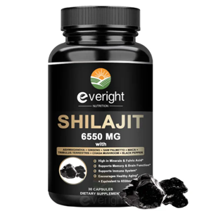 Everight Shilajit Resin Himalayan Capsules