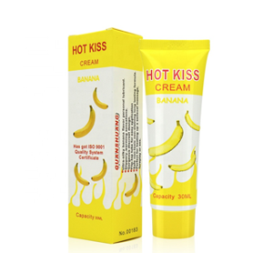 Hot Kiss Lubricant Banana Cream