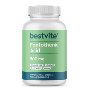 Bestvite Pantothenic Acid 500mg Capsules