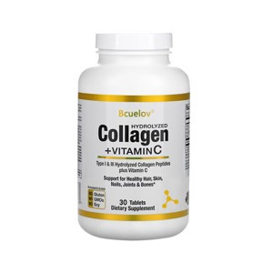 Bcuelov Hydrolyzed Collagen Peptides+Vitamin C