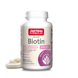 Jarrow Formulas Vegan Biotin 5000 Mcg