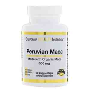 California Gold Nutrition – Peruvian Maca 500 mg | 90 Capsules