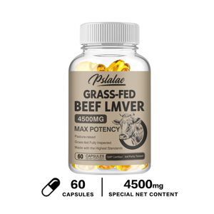 Pslalae Grass Fed Beef Liver Capsules 4500mg