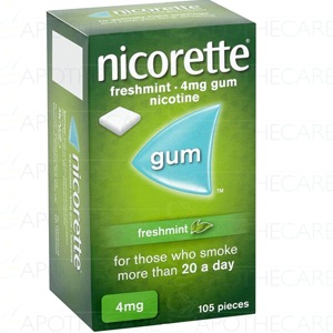 Nicorette Nicotine Freshmint 4gm Gum