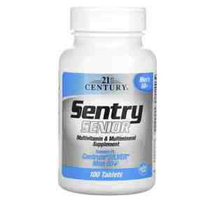 21st Century Sentry Men’s 50+ Senior Multivitamin & Multimineral Supplement