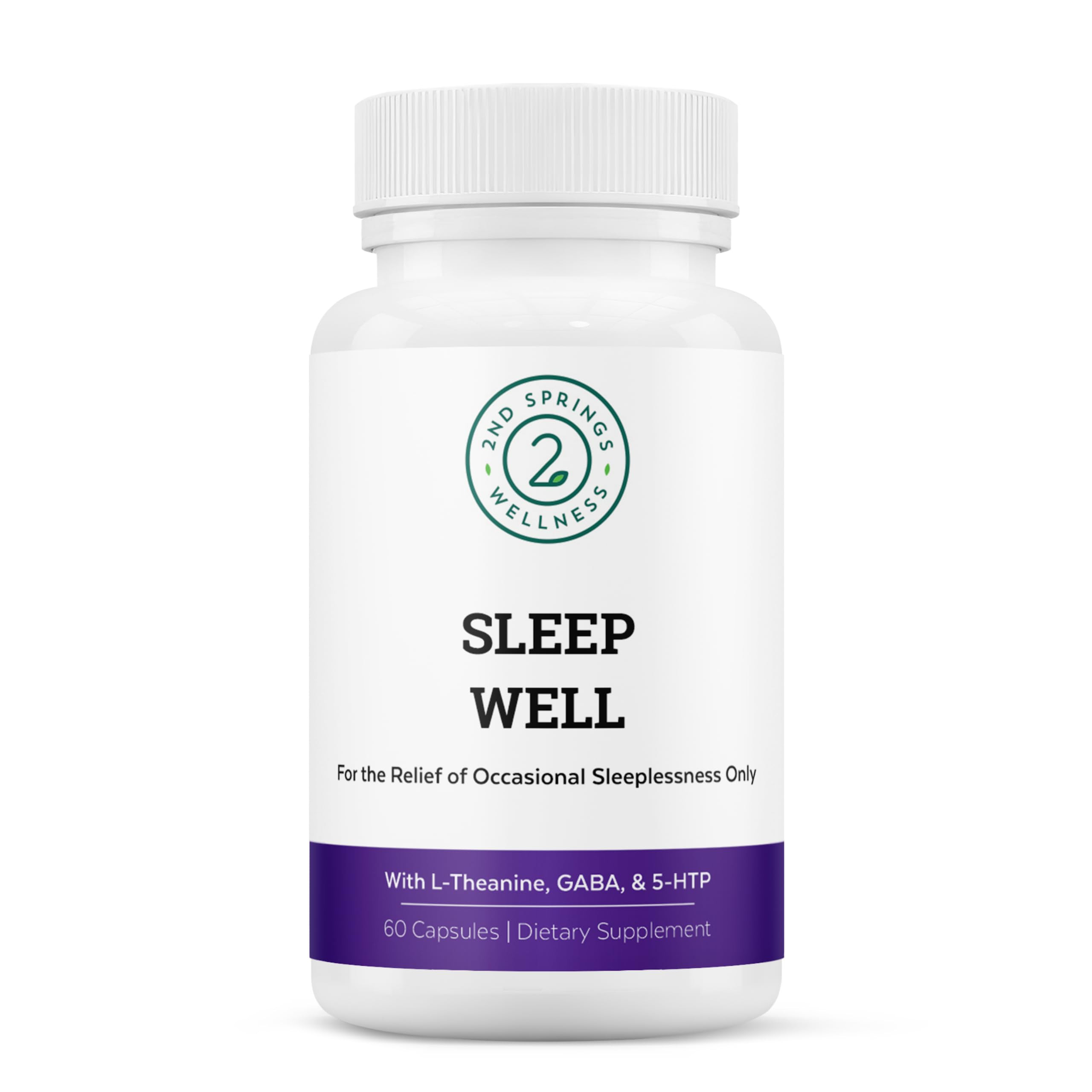 2nd Spring Wellness Sleep Well With L-theanine, Gaba, 5 Htp