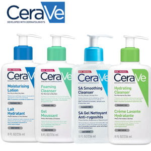 Cerave Face  Cleanser, SA-Cleanser, Foaming Cleanser, Moisturizing Lotion, Hydrating Cleanser