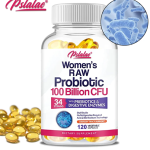 Pslalae Women's RAW Probiotic 100 Billion CFU