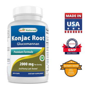 Best Naturals Konjac Root Glucomannan Capsules