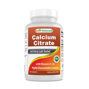 Best Naturals Calcium Citrate Capsules