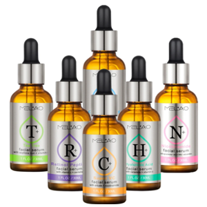 Melao Vitamin C Retinol, VC Arbutin, Retinol Peptide, Hyaluronic Acid, Niacinamide, Glycolic Acid, Tea Tree