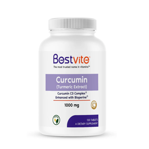 Bestvite Curcumin Turmeric Extract 1000mg Capsules