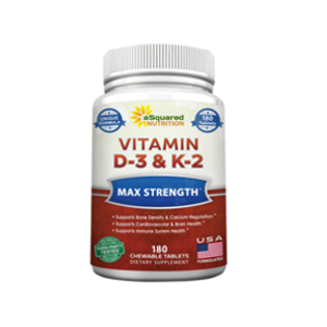 aSquared Nutrition Vitamin D3 With K2 Supplement