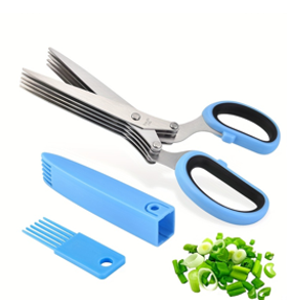 Multilayers Stainless Steel Kitchen Scissor With 5 Sharp Blades