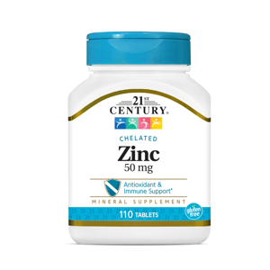 21st Century Zinc 50 Mg