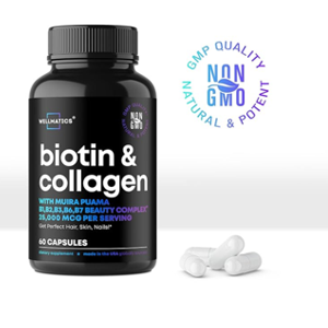 Wellmatics Biotin & Collagen Capsules