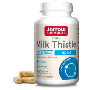 Jarrow Formulas Vegan Milk Thistle 150 Mg Capsules