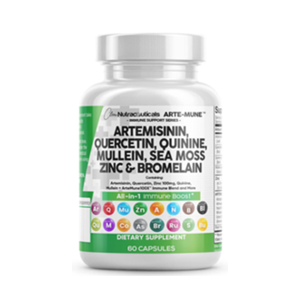 Clean Nutraceuticals Artemisinin Quercetin, Sea Moss Zinc