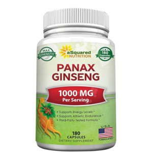 Asquared Nutrition Panax Ginseng 1000mg