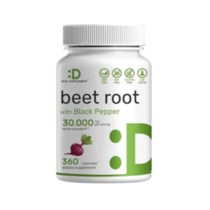 Deal Supplement Beet Root With Black Pepper Capsules