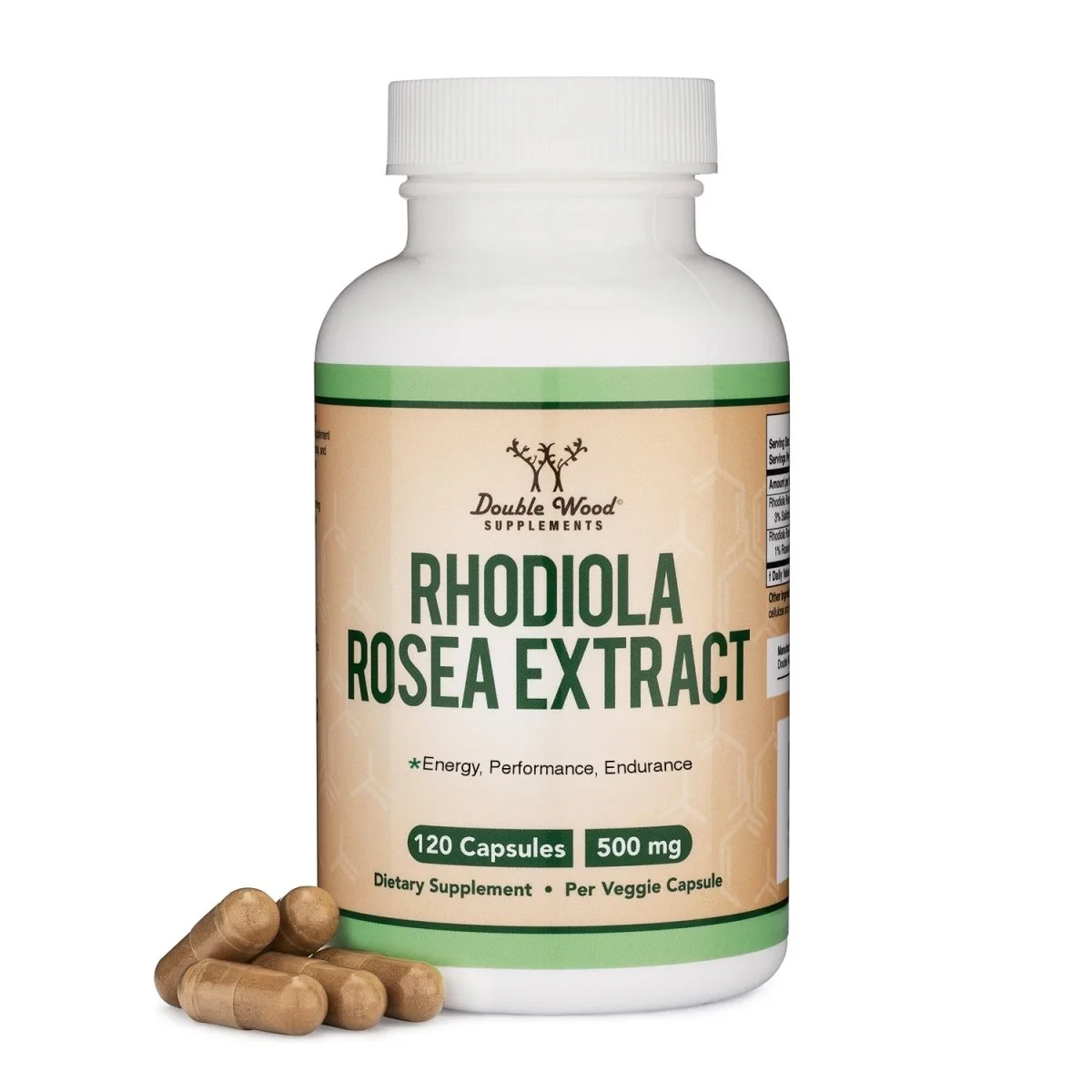 Double Wood Rhodiola Rosea Capsules