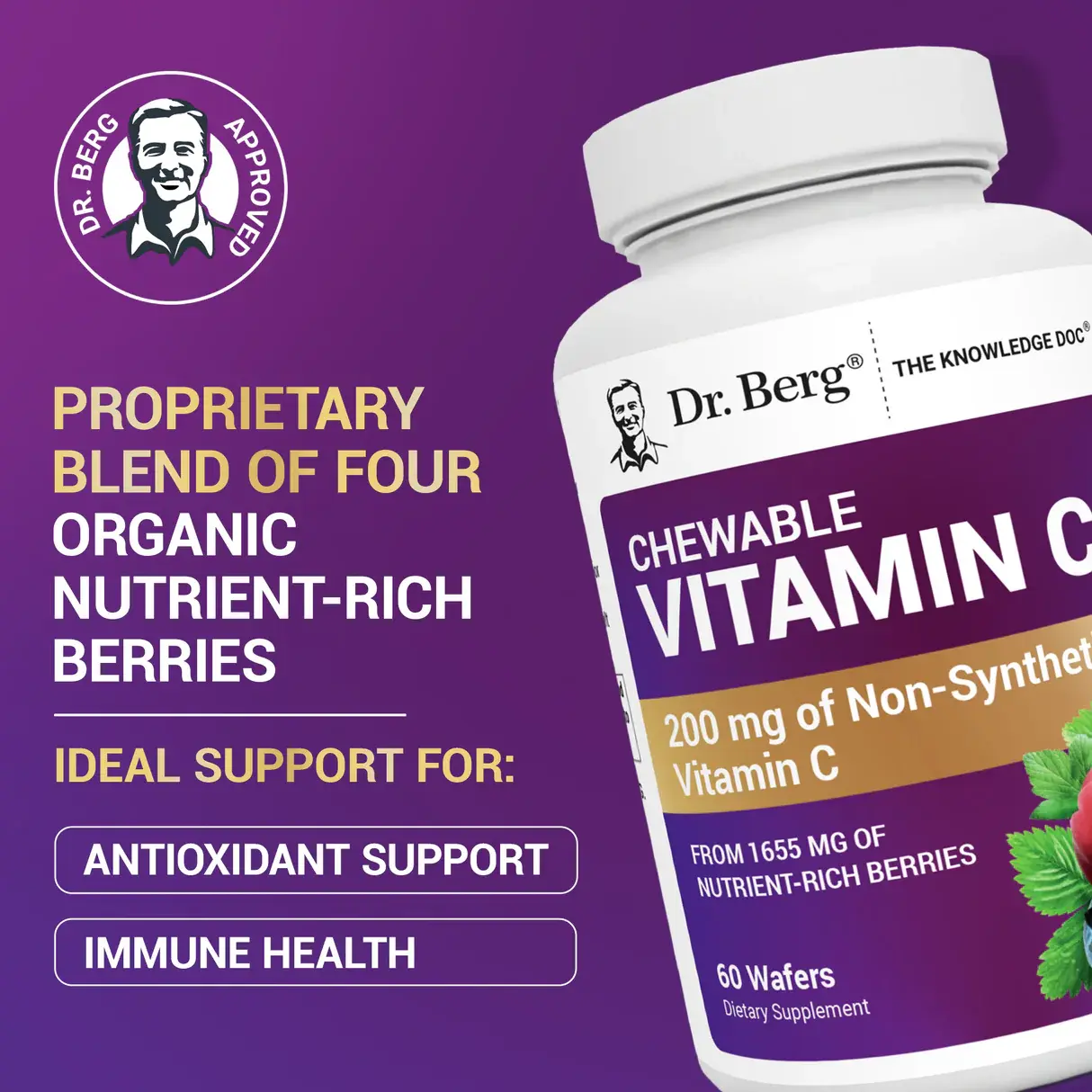 Dr Berg Chewable Vitamin C Complex