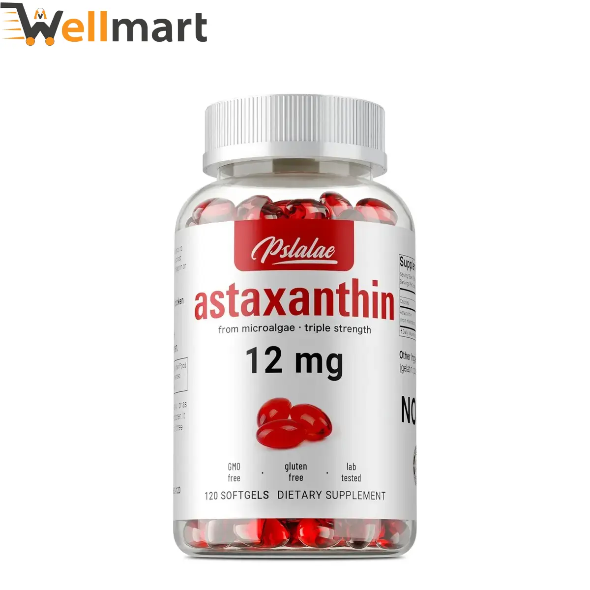 Pslalae Astaxanthin Triple Strength 12 Mg