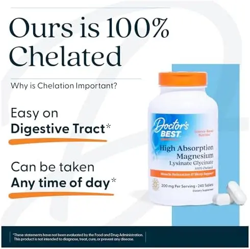 High Absorption Magnesium Lysinate Glycinate