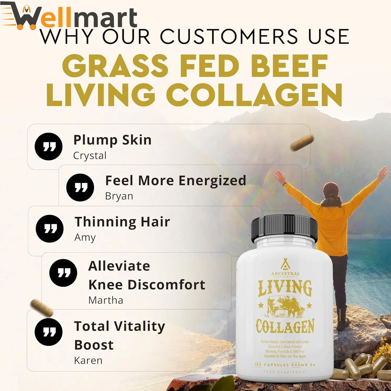 Ancestral Supplements Living Collagen Capsules