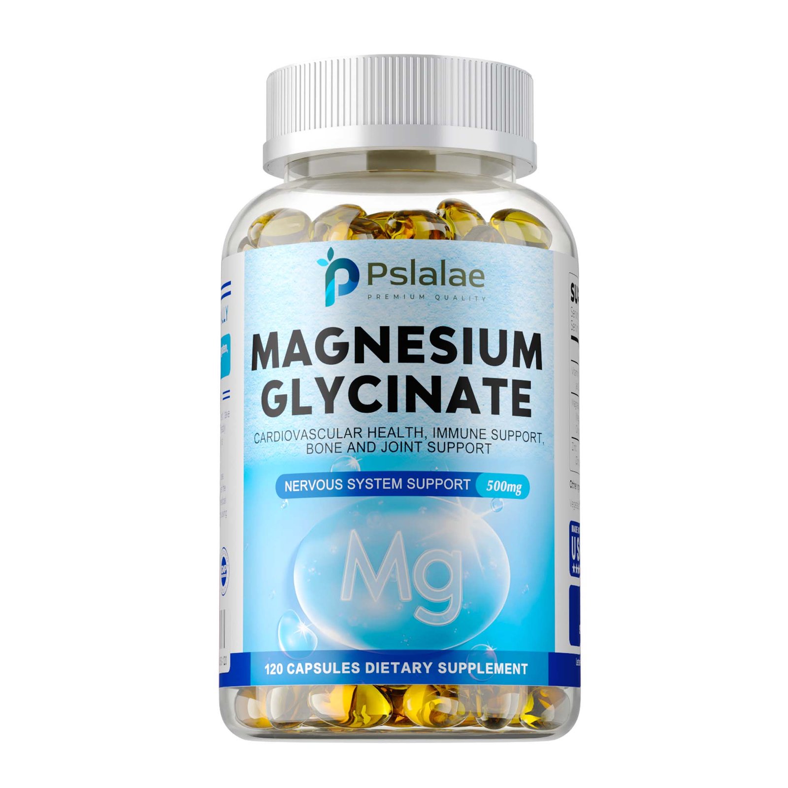 Pslalae Magnesium Glycinate Capsules 500mg