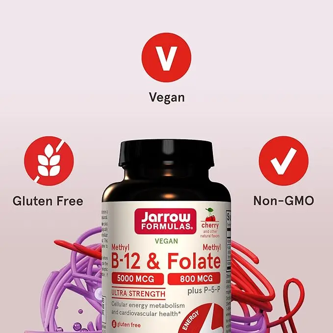 Jarrow Formulas Ultra Strength Methyl B-12 5000 mcg