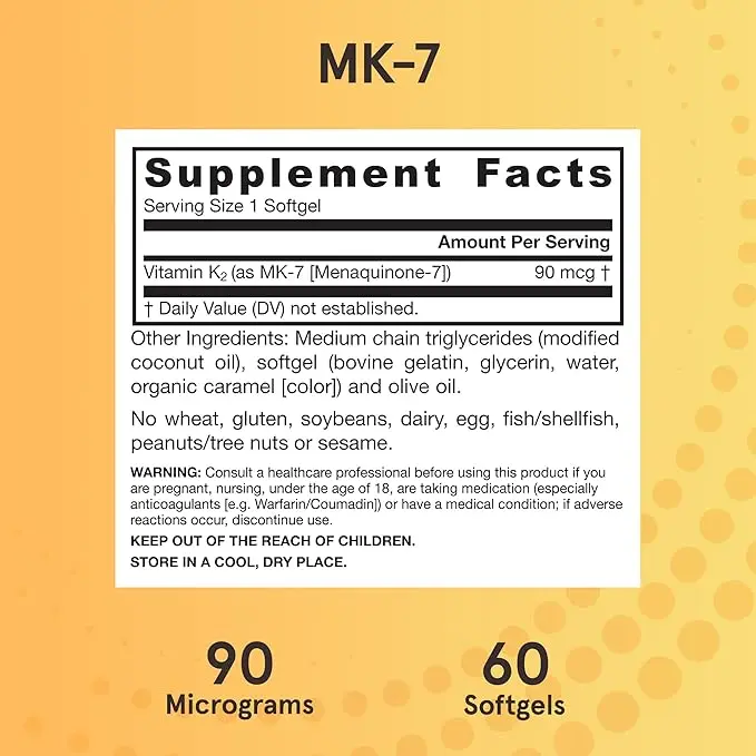 Jarrow Formulas MK-7 90 mcg – Bioactive Vitamin
