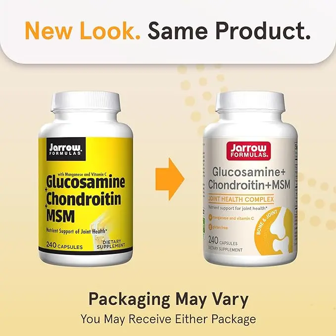 Jarrow Formulas Glucosamine, Chondroitin & MSM Capsules