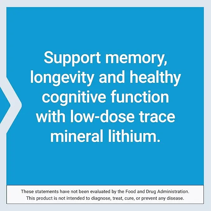 Life Extension Lithium 1000mcg