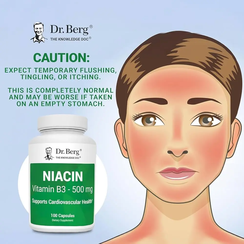 Dr. Berg Niacin of Vitamin B3 Capsules