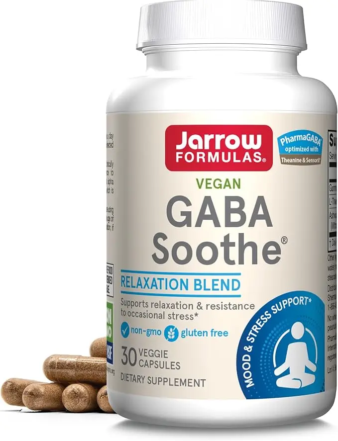 Jarrow Formulas GABA Soothe – Supports Mental