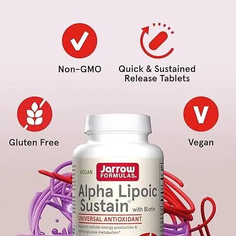 Jarrow Formulas R-Alpha Lipoic Acid with Biotin