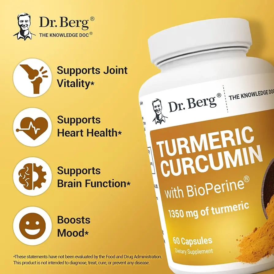 Dr. Berg Turmeric Curcumin with BioPerine