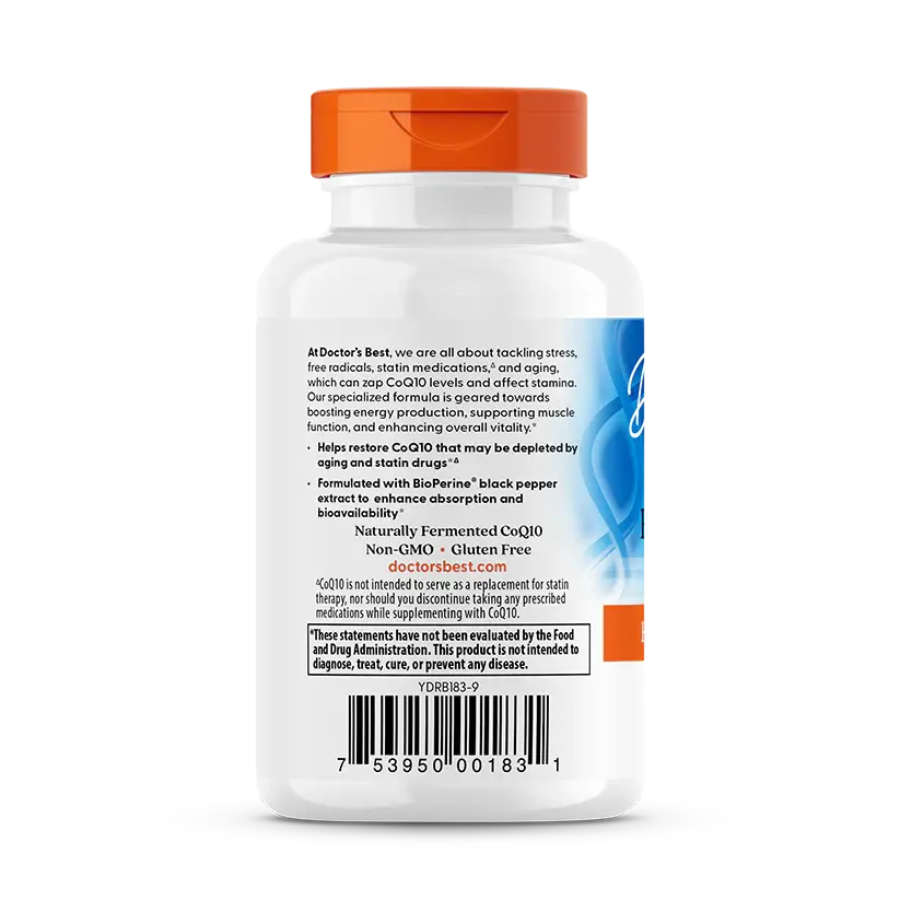 Doctor's Best High Absorption CoQ10 with BioPerine 100 mg