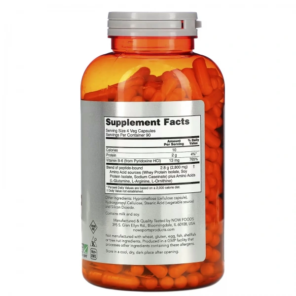 NOW Foods, Sports, Amino Complete™, 360 Capsules